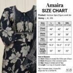 Amaira Silver Figure-Work Hand-Block Kurta Set - Image 3