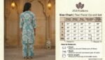 Teal Floral Co-ord Set - Image 3