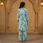 Teal Floral Co-ord Set - Image 2